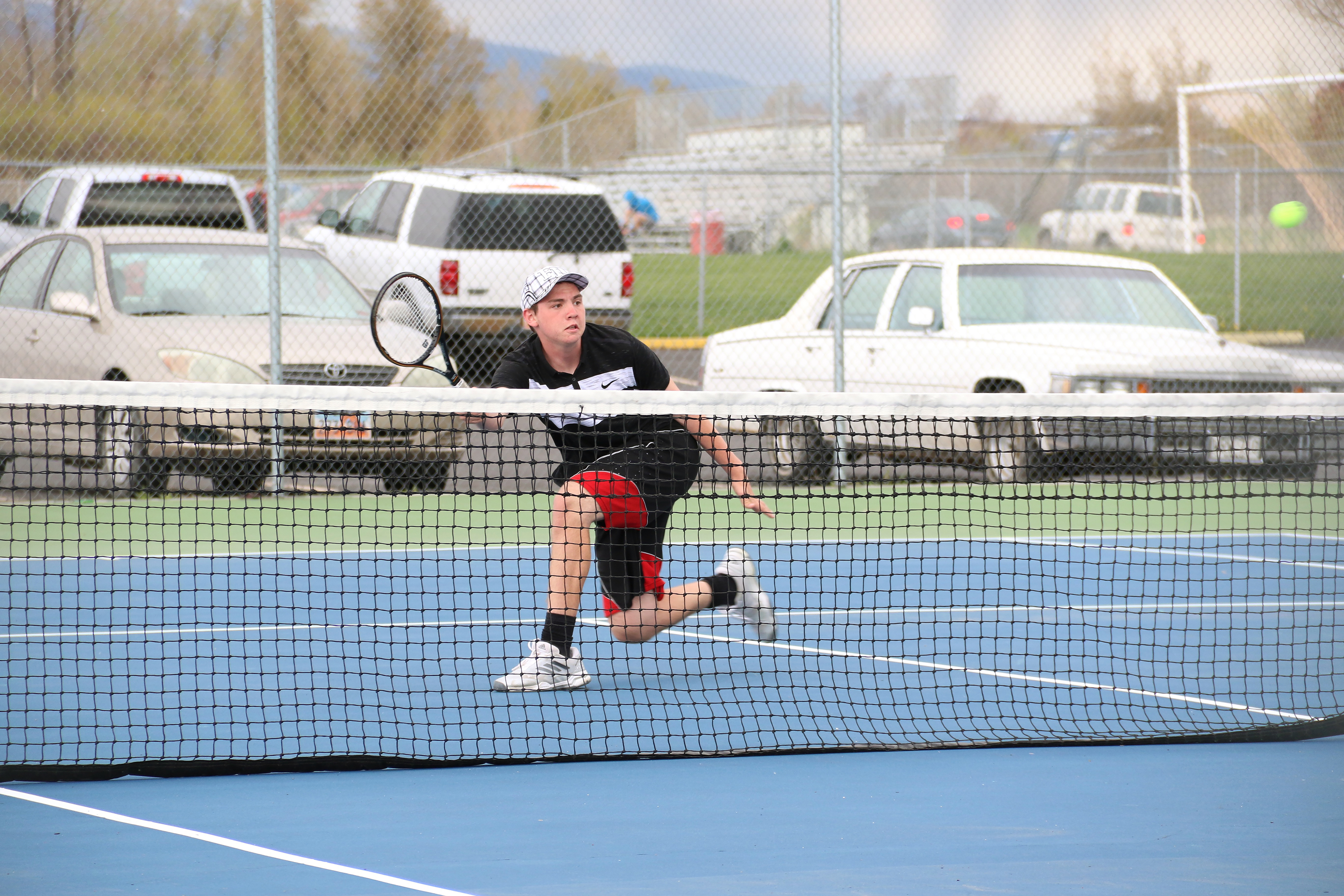 Tennis team in position to take first in region
