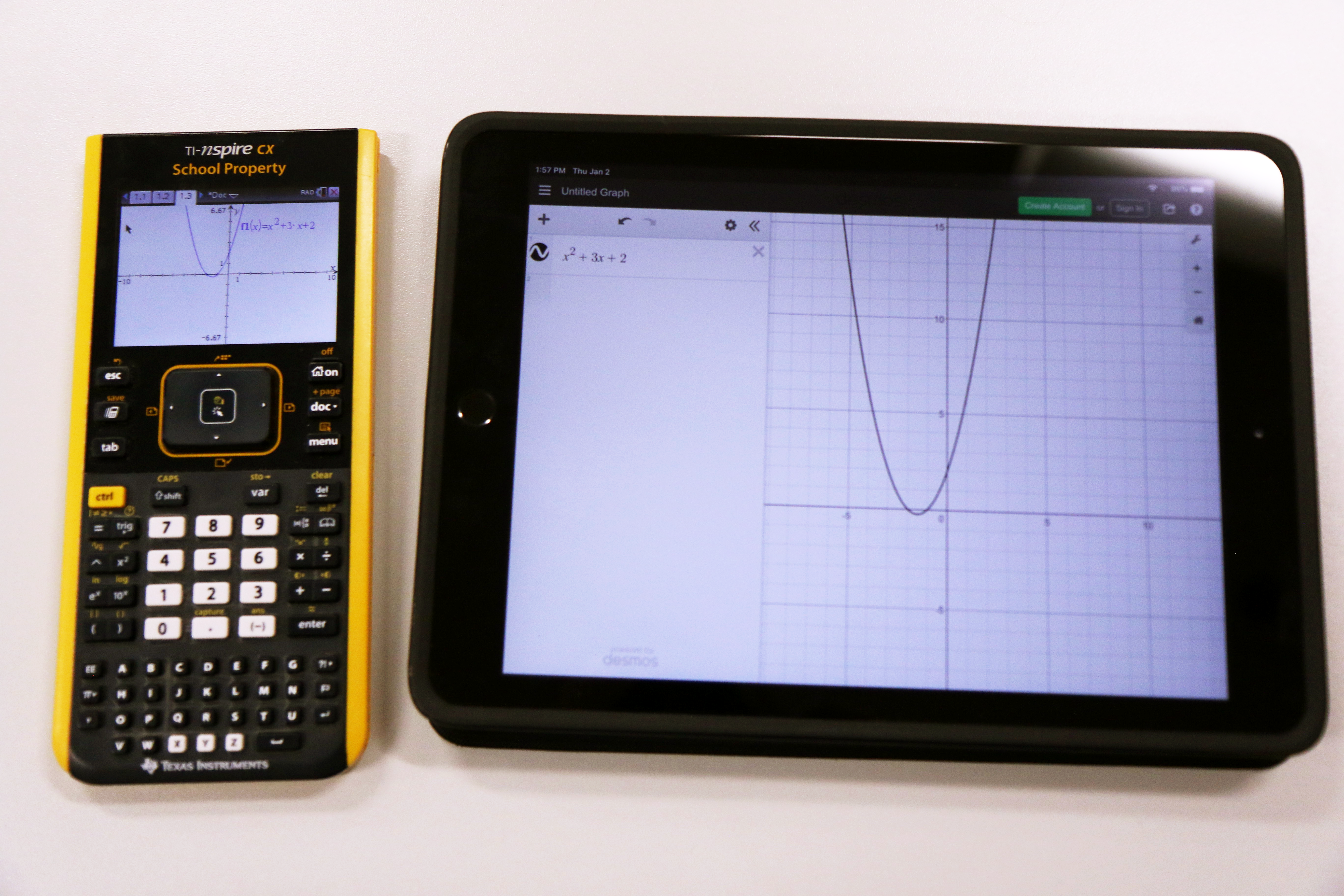 Desmos vs. “Yellow Calculators:” NS weighs in
