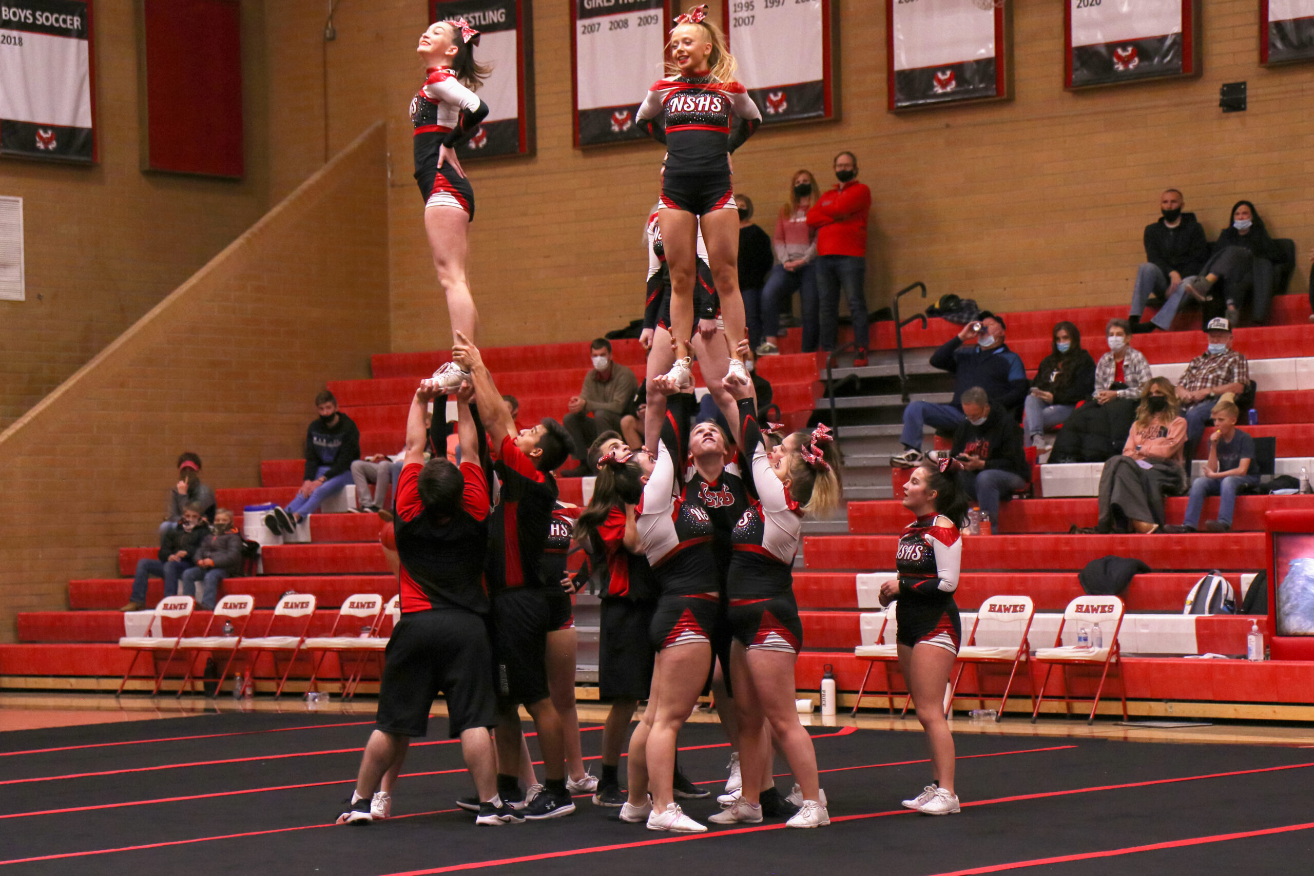 Cheer takes state, overcoming season challenges